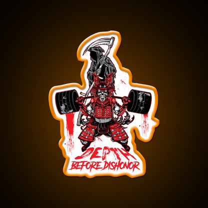 Depth Before Dishonor Gym Fitness Led Neon Sign Rgb Color