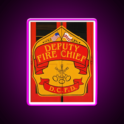 Deputy Fire Chief Asian Cultural Led Neon Sign Rgb Color - Shineneon