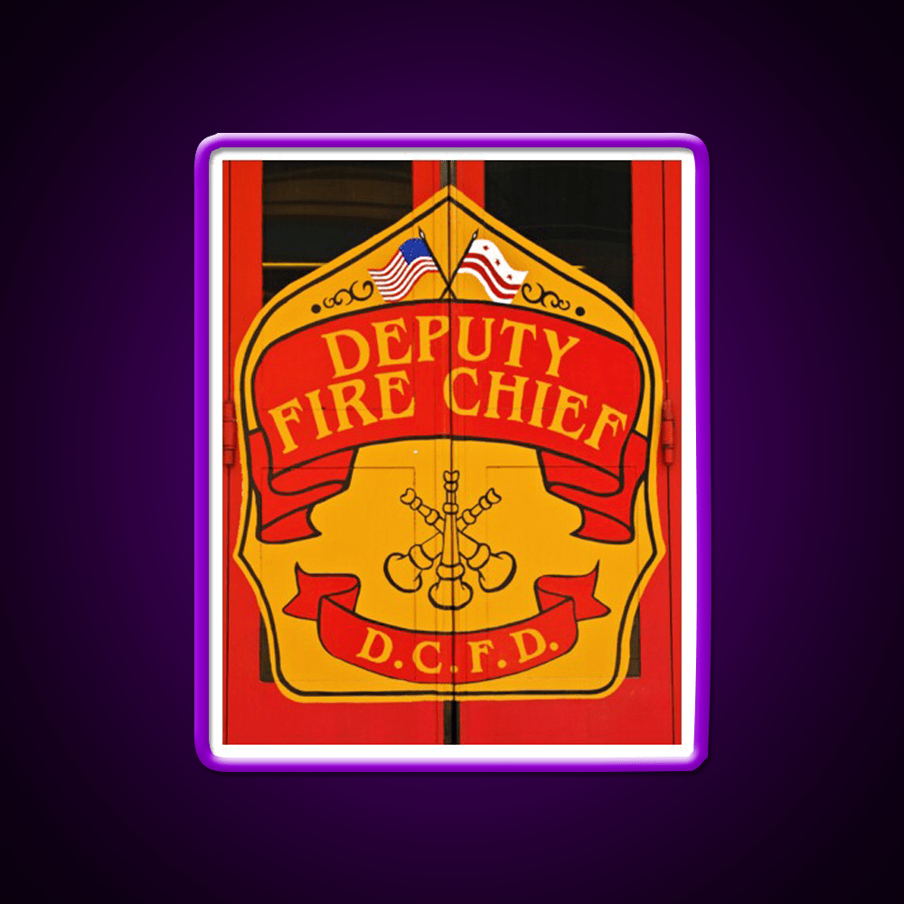 Deputy Fire Chief Asian Cultural Led Neon Sign Rgb Color - Shineneon