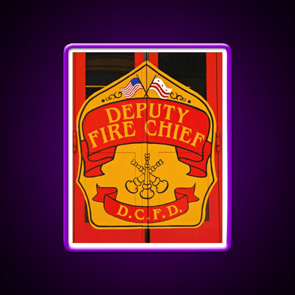 Deputy Fire Chief Asian Cultural Led Neon Sign Rgb Color - Shineneon