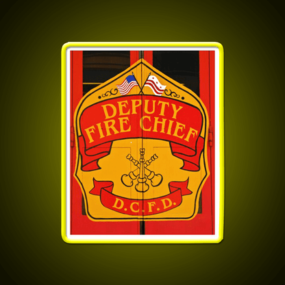 Deputy Fire Chief Asian Cultural Led Neon Sign Rgb Color - Shineneon