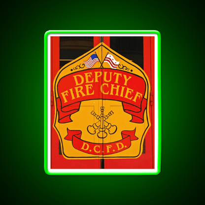 Deputy Fire Chief Asian Cultural Led Neon Sign Rgb Color - Shineneon