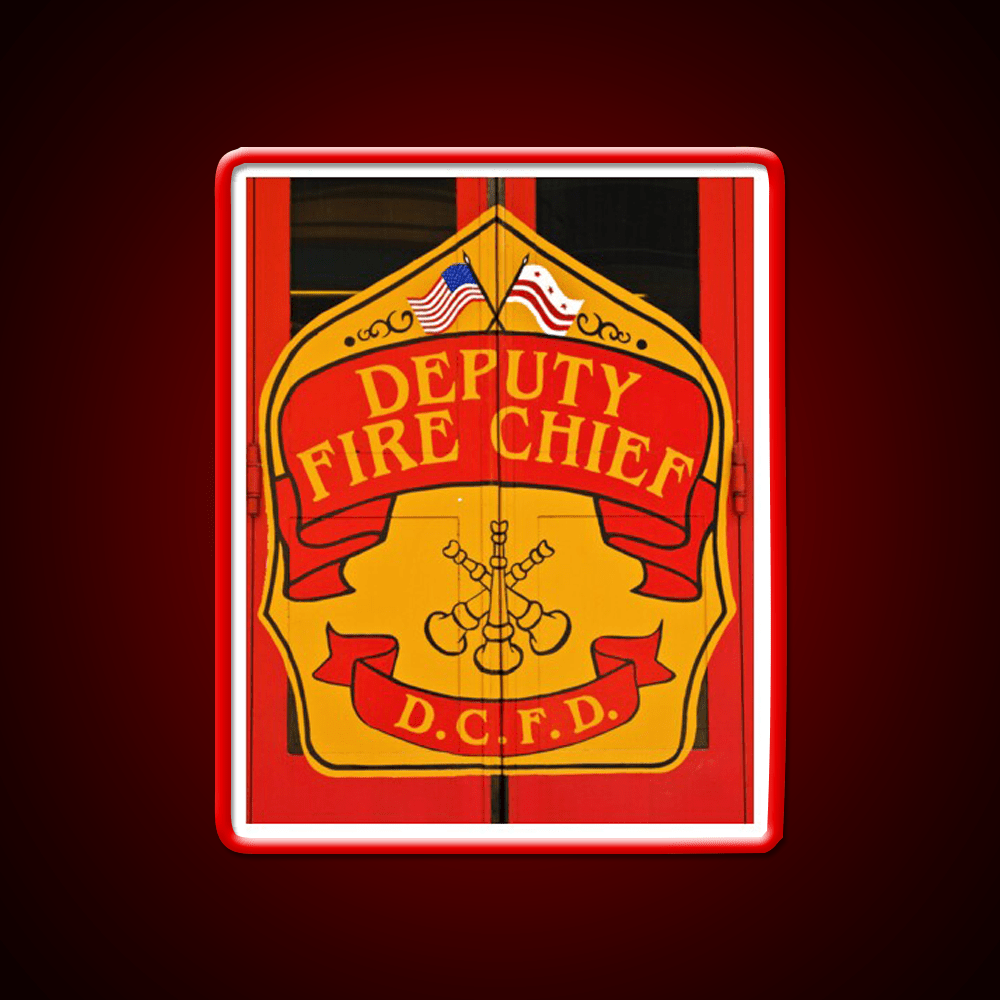 Deputy Fire Chief Asian Cultural Led Neon Sign Rgb Color - Shineneon