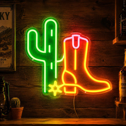 Desert Cactus Neon Sign LED Neon Sign high-converting product image