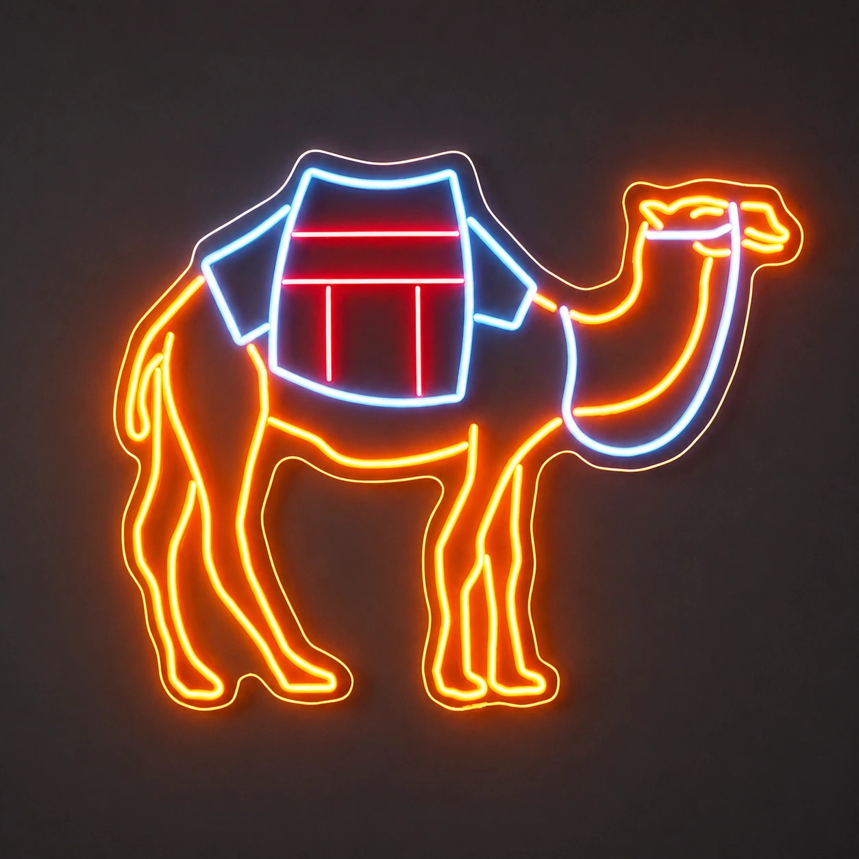Desert Camel Living Room Vintage LED Neon Sign main product image