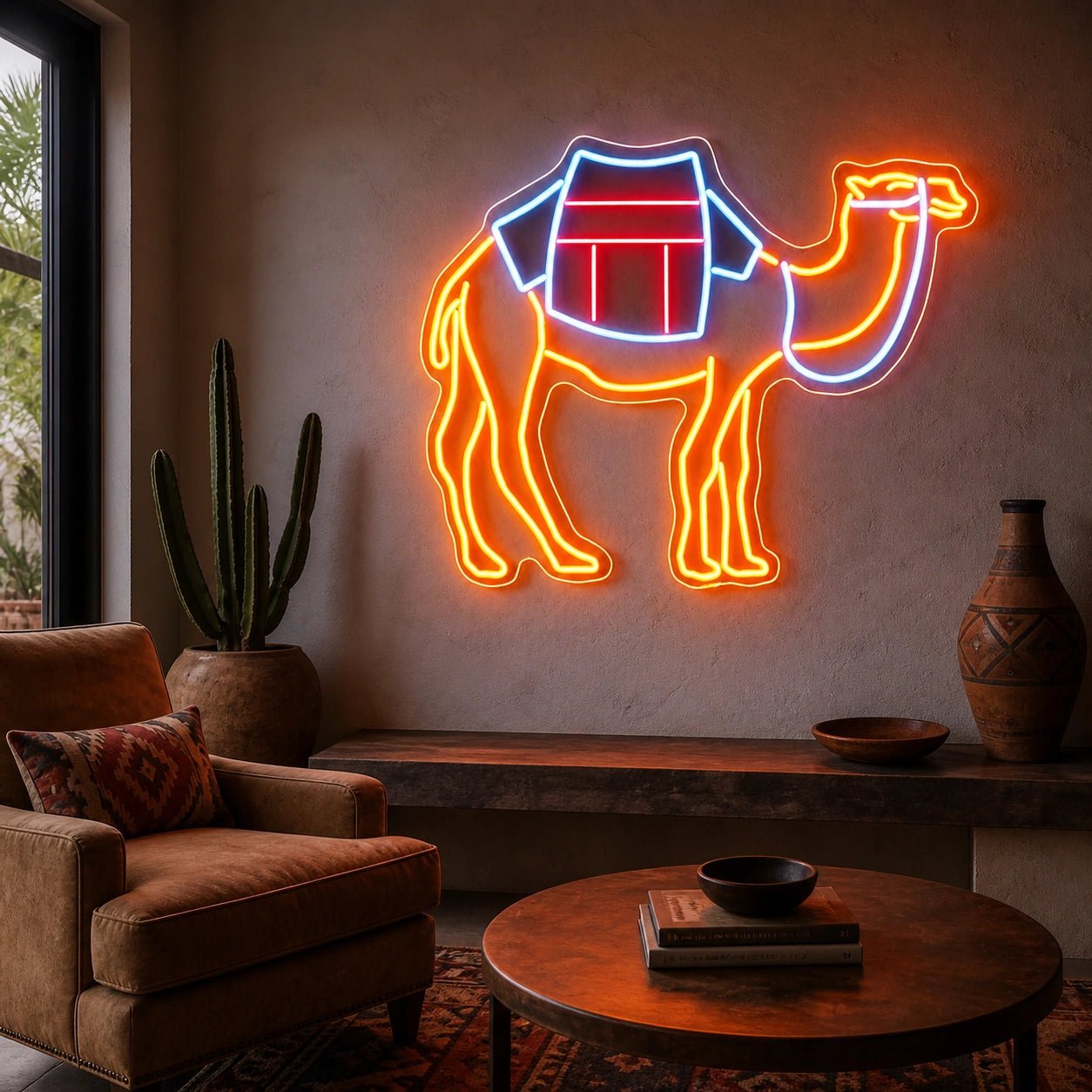 Desert Camel Living Room Vintage LED Neon Sign - Shineneon