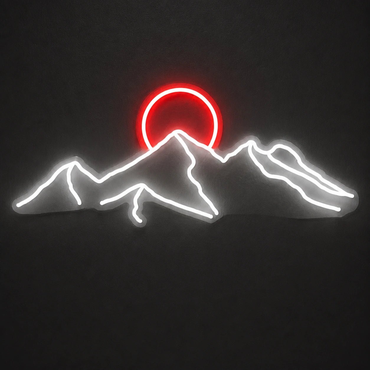 Desert Mountain Sunset Vintage LED Neon Sign main product image