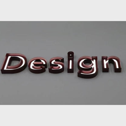Design 3D Frontlit Channel Letters Led Light Sign