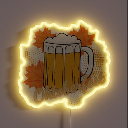 Design For The Oktoberfest Rgb Led Neon Sign Restaurant Wall Art - Shineneon