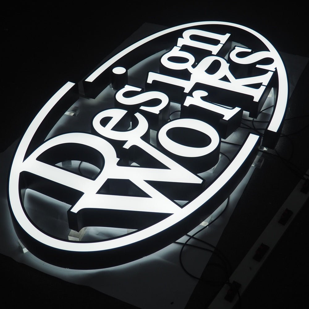 Design Works 3D Frontlit Letters Metal Led Sign - Shineneon
