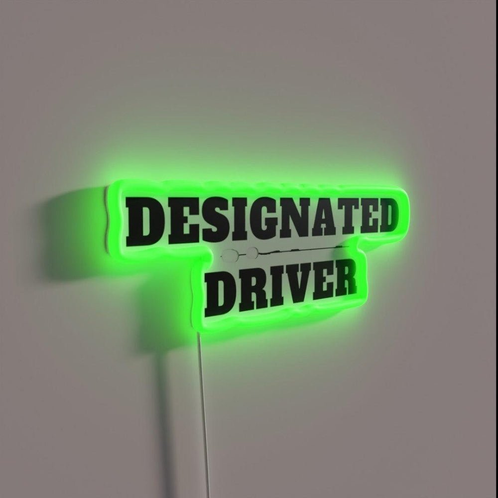 Designated Driver Sober Rgb Led Neon Sign - Shineneon