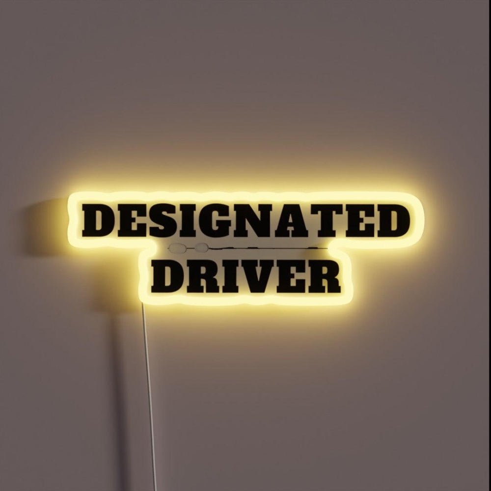 Designated Driver Sober Rgb Led Neon Sign - Shineneon