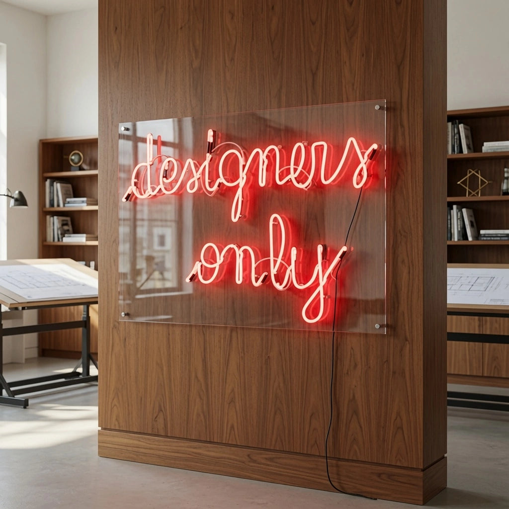 Designers Only LED Neon Sign - 03 Real Lifestyle Scene