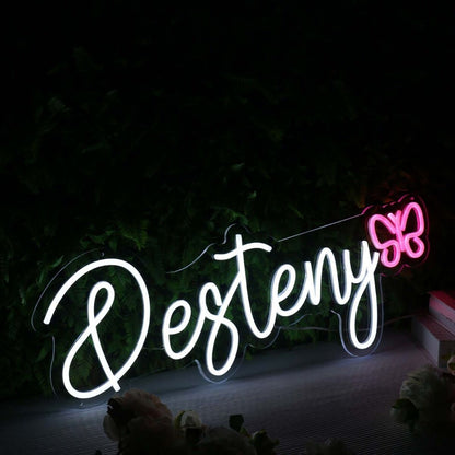 Desteny White Led Neon Sign - Shineneon