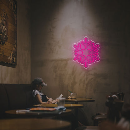 Detailed Snowflate Led Neon Sign | Shineneon