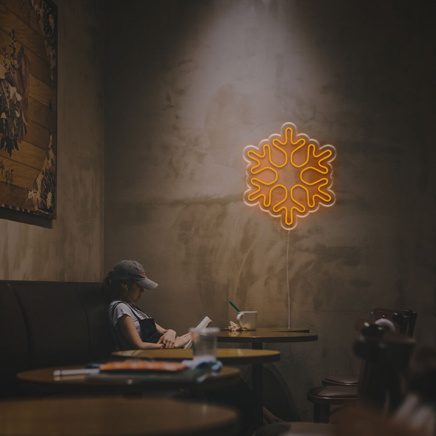 Detailed Snowflate Led Neon Sign | Shineneon