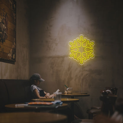 Detailed Snowflate Led Neon Sign | Shineneon