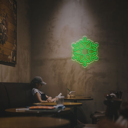 Detailed Snowflate Led Neon Sign | Shineneon