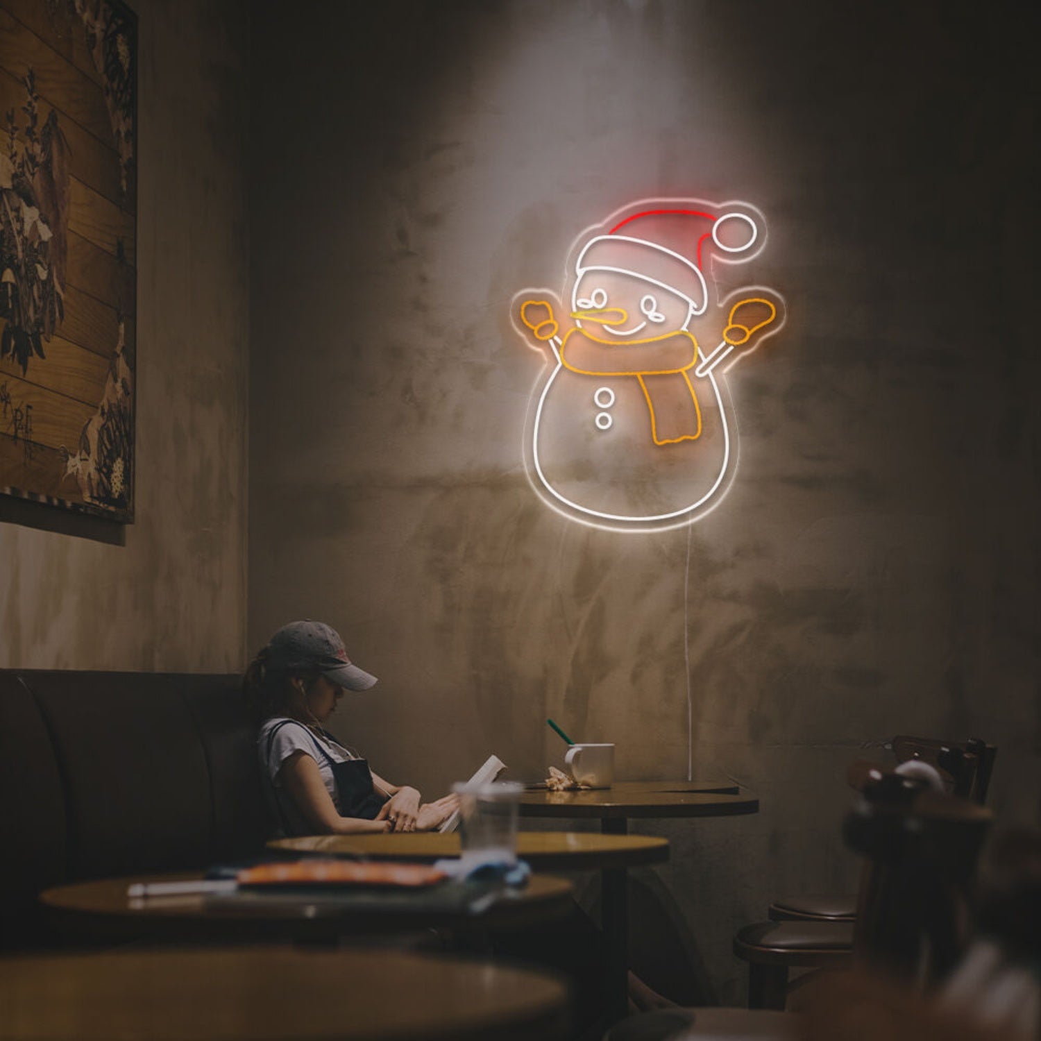 Detailed Snowman Led Neon Sign | Shineneon