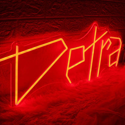 Detra Red Led Neon Sign - Shineneon
