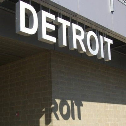 Detriot 3D Frontlit Channel Letters Led Light Sign