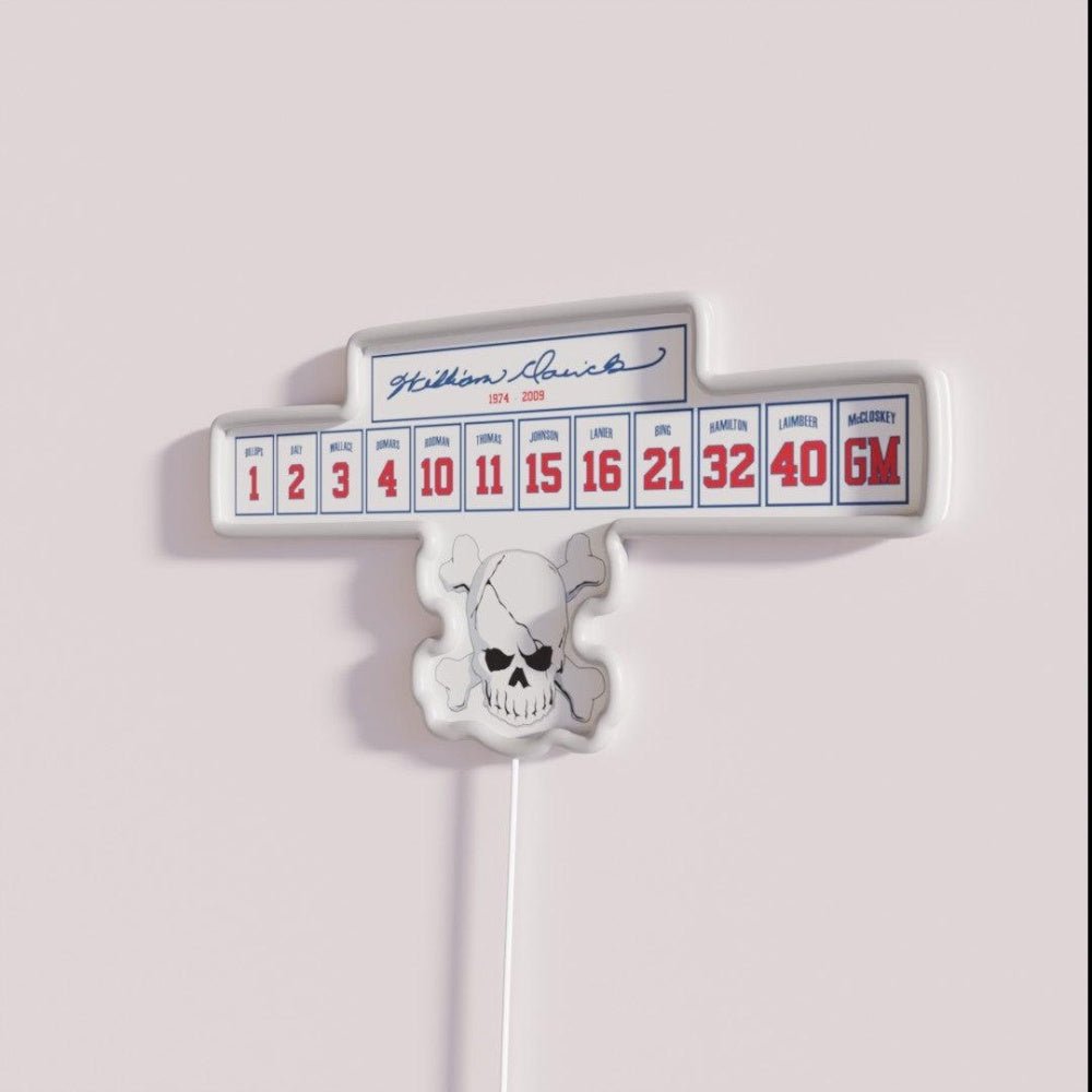 Detroit Basketball Retired Numbers Rgb Led Neon Sign - Shineneon