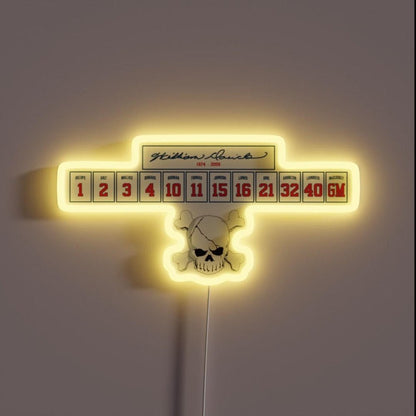 Detroit Basketball Retired Numbers Rgb Led Neon Sign - Shineneon