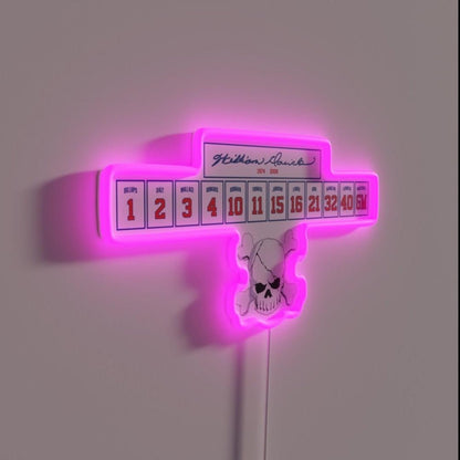 Detroit Basketball Retired Numbers Rgb Led Neon Sign - Shineneon