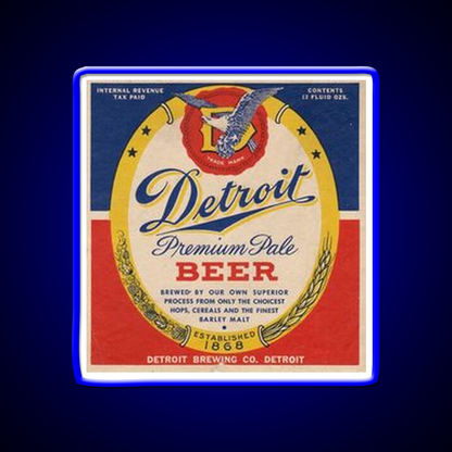 Detroit Premium Pale Beer Bar Decor Led Neon Sign Rgb Color - LED neon sign view 5