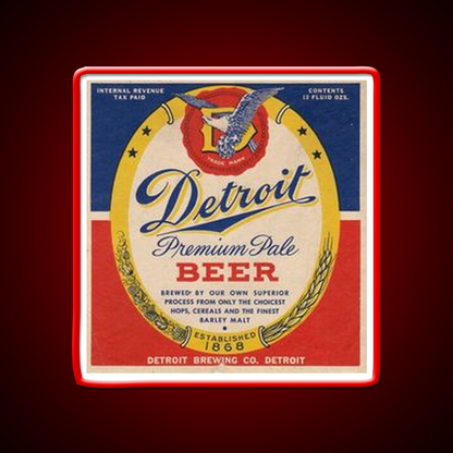 Detroit Premium Pale Beer Bar Decor Led Neon Sign Rgb Color - LED neon sign view 10