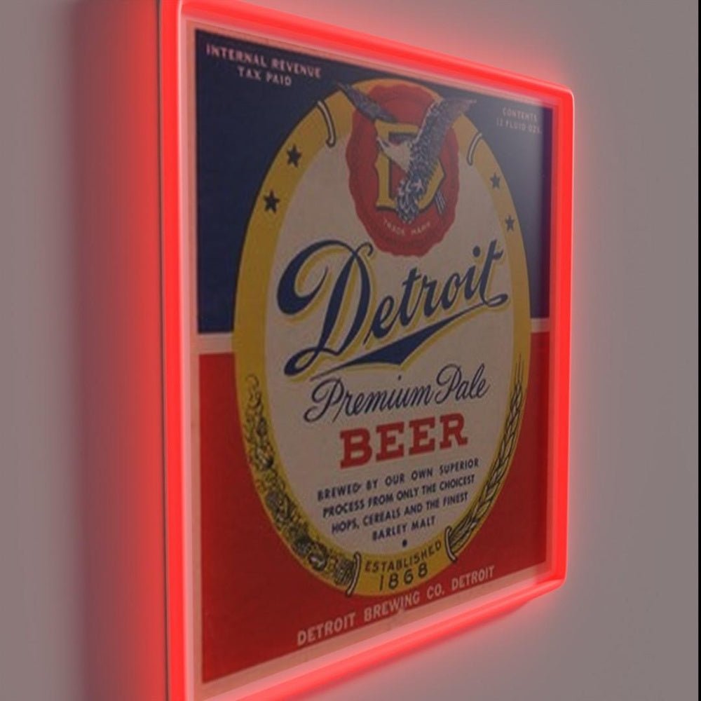 Detroit Premium Pale Beer Rgb Led Neon Sign - Shineneon