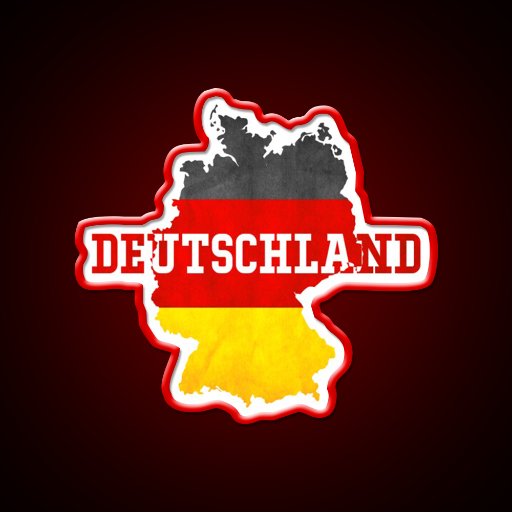 Deutschland Country With Germany Flag Beer Bar Decor Led Neon Sign Rgb Color - LED neon sign view 10