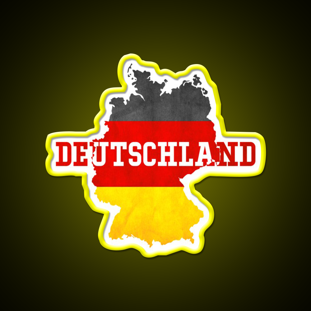 Deutschland Country With Germany Flag Beer Bar Decor Led Neon Sign Rgb Color - LED neon sign view 7