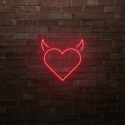 Devil Heart Led Neon Sign | Shineneon