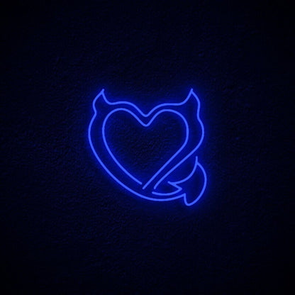 Devil Heart Neon Sign For Bold Decor | Shineneon