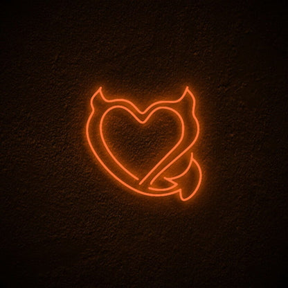 Devil Heart Neon Sign For Bold Decor | Shineneon
