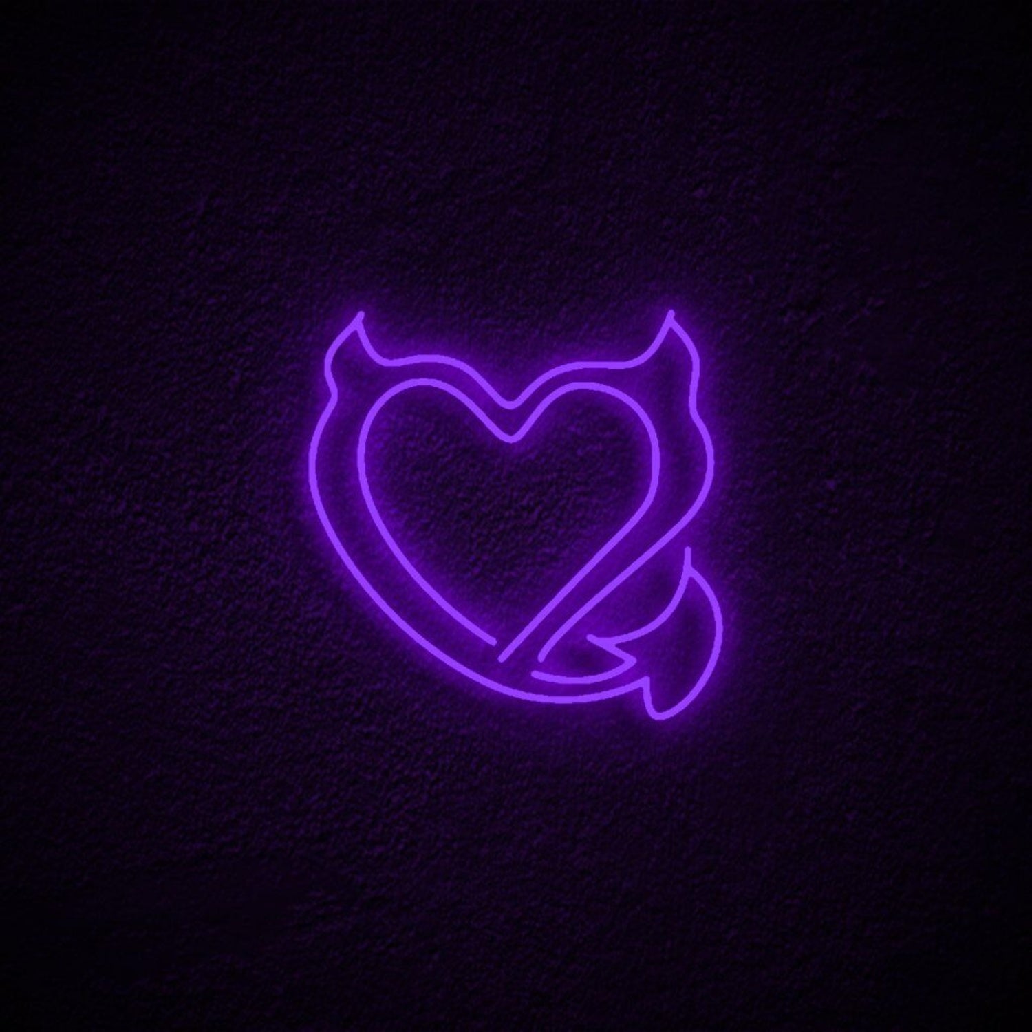 Devil Heart Show Your Rebellious Side With Neon Sign | Shineneon