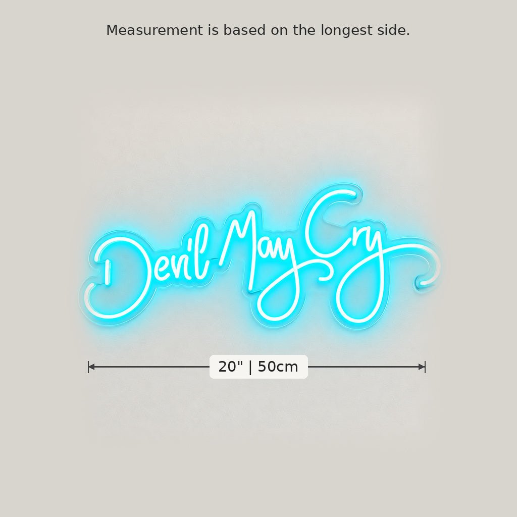 Devil May Cry Script LED Neon Sign - Shineneon