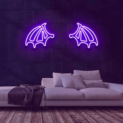 Devil Wings Led Neon Sign - Shineneon
