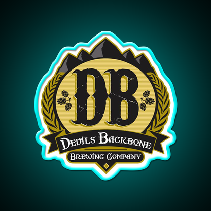 Devils Backbone Beer Bar Decor Led Neon Sign Rgb Color - Size and dimension reference