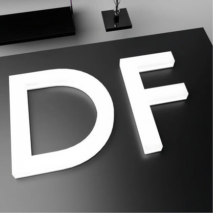 Df 3D Frontlit And Backlit Channel Letter Led Light Sign - Shineneon