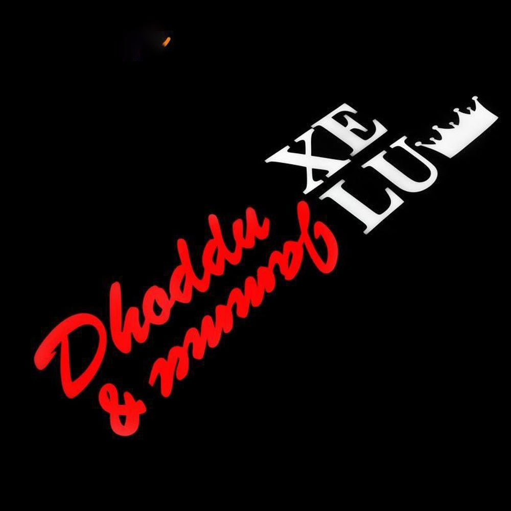 Dhokdy And Xe Lu 3D Frontlit Letters Metal Led Sign