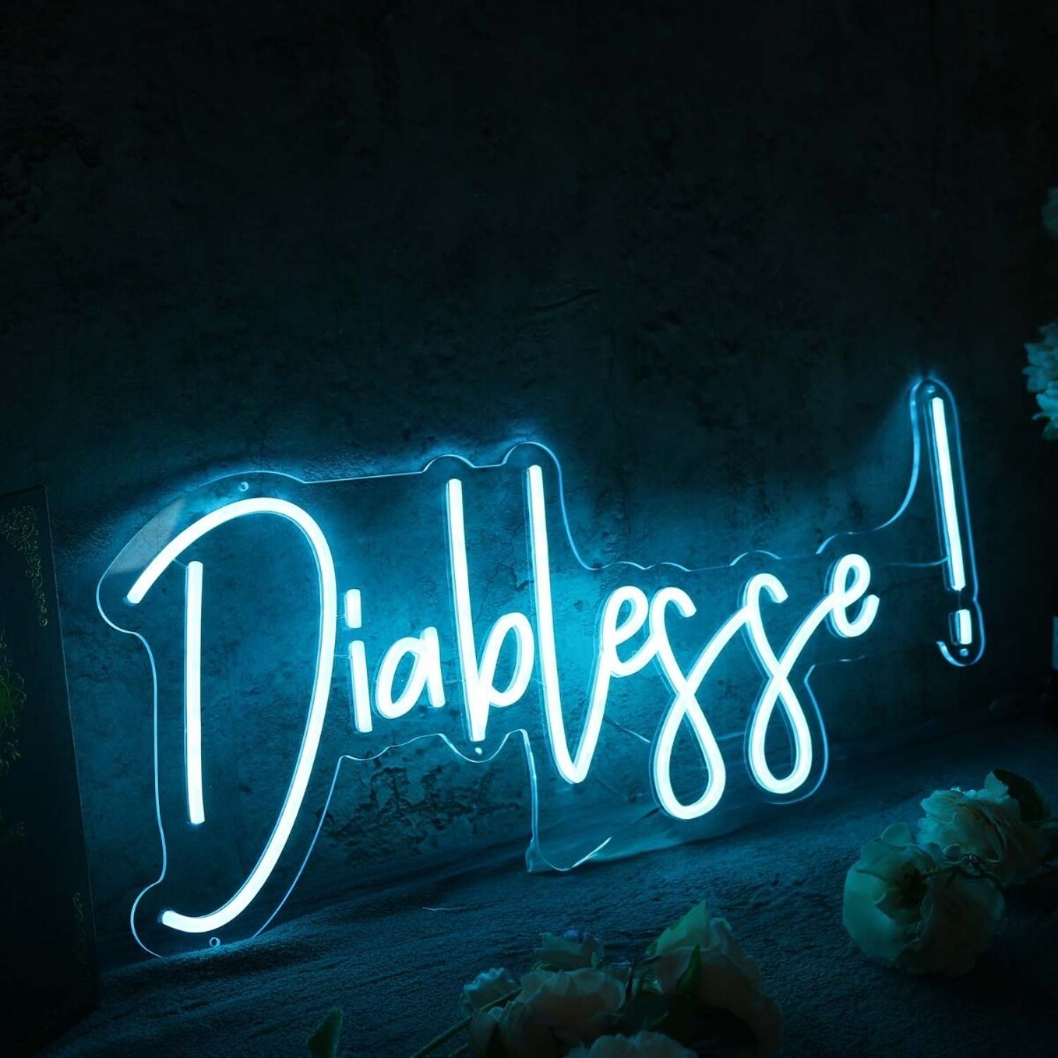 Diablesse Blue Led Neon Sign - Shineneon