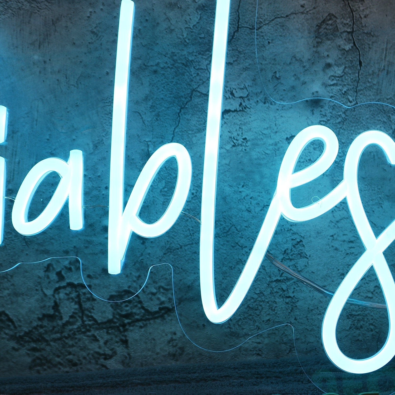 Diablesse Blue Led Neon Sign - Shineneon