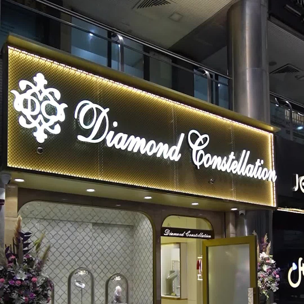 Diamond Constellation 3D Frontlit Channel Letters Led Light Sign
