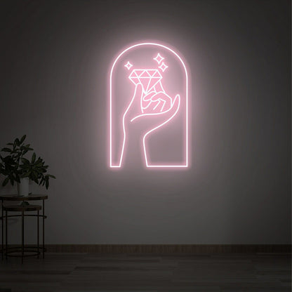 Diamond Led Neon Sign Bedroom Decor Office - Shineneon