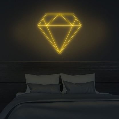 Diamond Neon Sign Adds Sparkle To Elegant Decor | Shineneon
