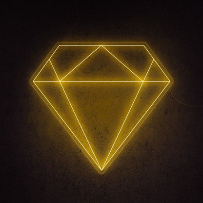 Diamond Neon Sign Adds Sparkle To Elegant Decor | Shineneon