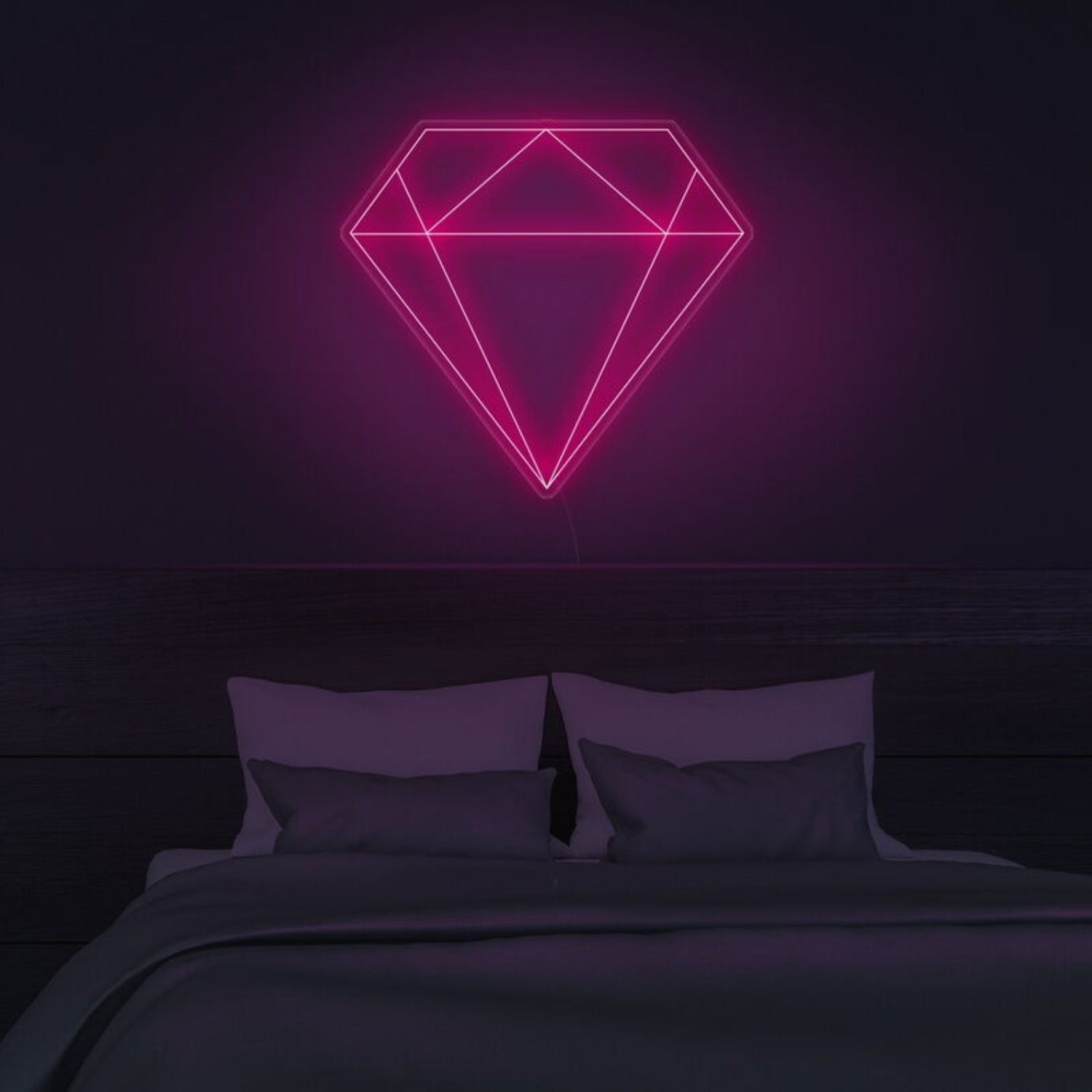 Diamond Neon Sign Adds Sparkle To Elegant Decor | Shineneon