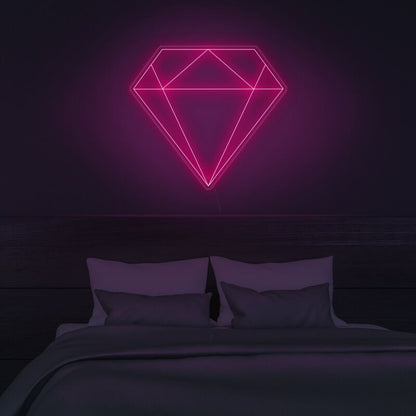 Diamond Neon Sign Adds Sparkle To Elegant Decor | Shineneon